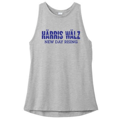 Harris Walz New Day Rising Ladies PosiCharge Tri-Blend Wicking Tank