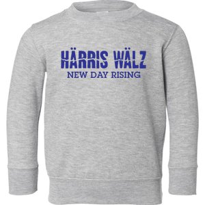 Harris Walz New Day Rising Toddler Sweatshirt