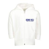 Harris Walz New Day Rising Toddler Zip Fleece Hoodie