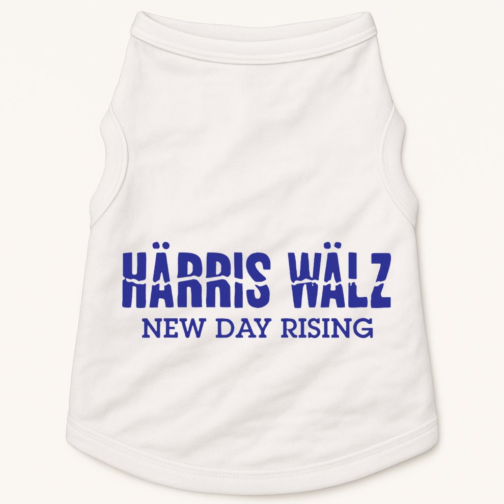 Harris Walz New Day Rising Doggie Tank