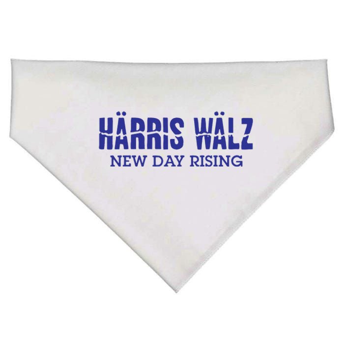 Harris Walz New Day Rising USA-Made Doggie Bandana