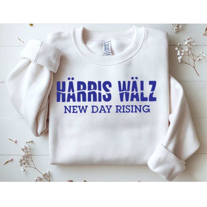 Harris Walz New Day Rising Sweatshirt
