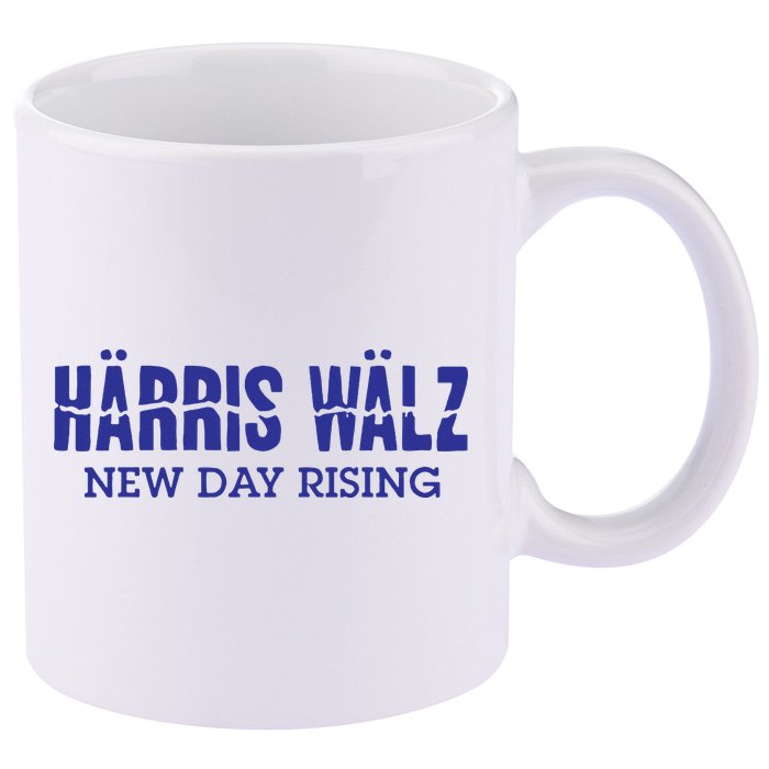 Harris Walz New Day Rising 11oz C Handle Ceramic Mug