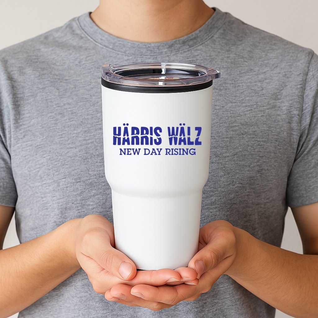 Harris Walz New Day Rising Tumbler
