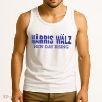 Harris Walz New Day Rising Tank Top