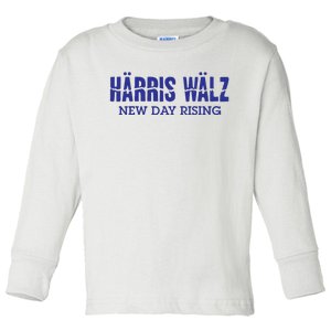 Harris Walz New Day Rising Toddler Long Sleeve Shirt