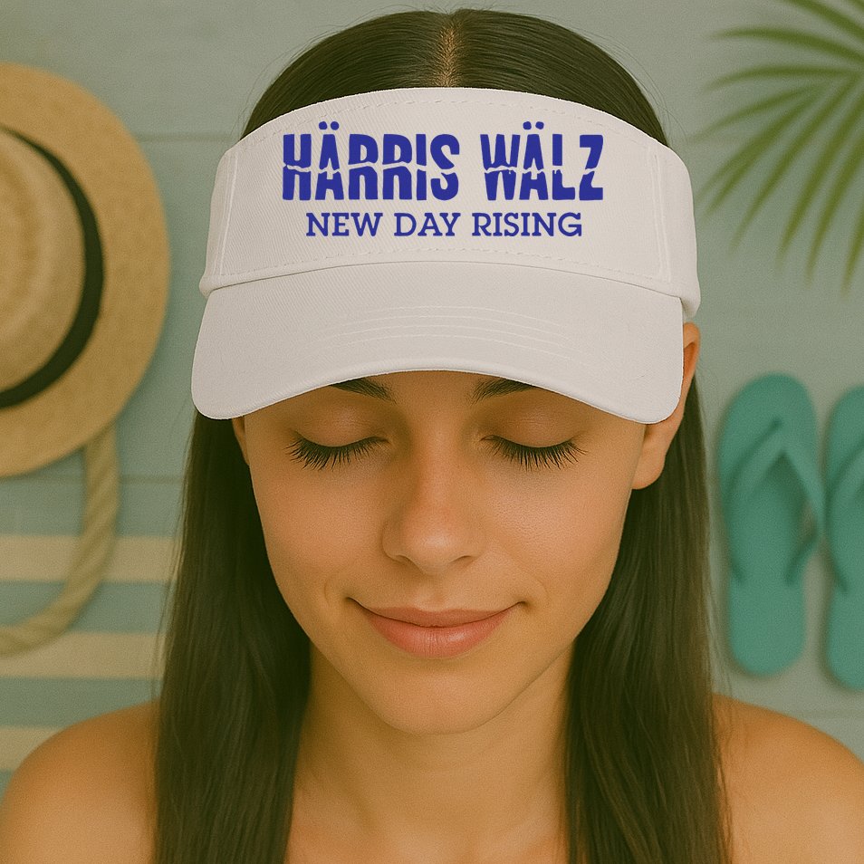 Harris Walz New Day Rising Visor