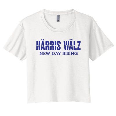 Harris Walz New Day Rising Women's Crop Top Tee