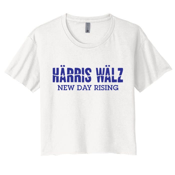 Harris Walz New Day Rising Crop Top
