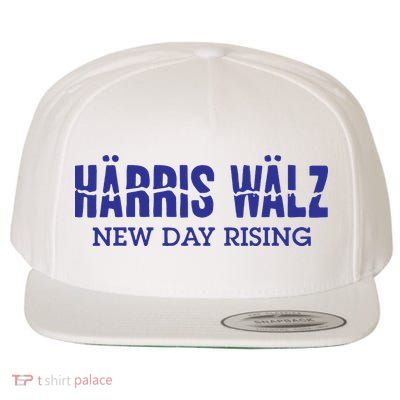 Harris Walz New Day Rising Wool Snapback Cap