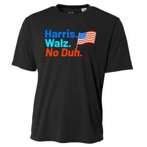 Harris Walz No Duh Kamala Harris Tim Walz Humor Cooling Performance Crew T-Shirt