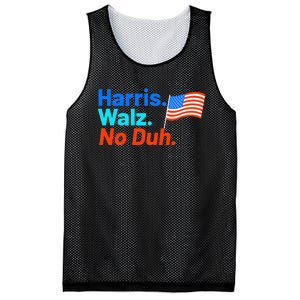 Harris Walz No Duh Kamala Harris Tim Walz Humor Mesh Reversible Basketball Jersey Tank