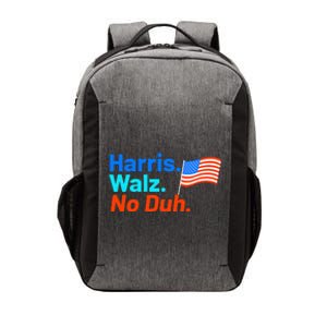 Harris Walz No Duh Kamala Harris Tim Walz Humor Vector Backpack