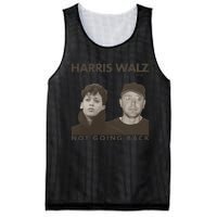 Harris Walz Not Going Back 80s Retro Photo 2024 Election Gift Mesh Reversible Basketball Jersey Tank