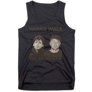 Harris Walz Not Going Back 80s Retro Photo 2024 Election Gift Tank Top