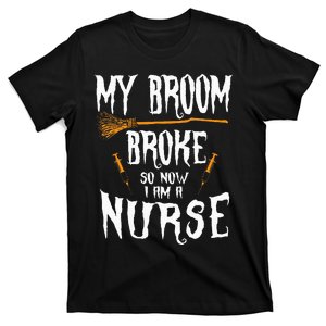 Hilarious Witch Nurse Costume for Effortless Halloween Fun T-Shirt