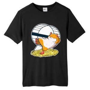 Hamster Wheel Nap Funny Animal Hammy Owner Pet Lover Gift Tall Fusion ChromaSoft Performance T-Shirt