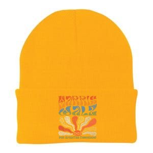 Harriswaltz WeRe Not Going Back Vote For 2024 Gift Knit Cap Winter Beanie