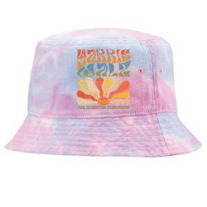 Harriswaltz WeRe Not Going Back Vote For 2024 Gift Tie-Dyed Bucket Hat