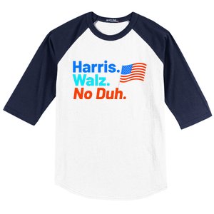 Harris Walz No Duh Baseball Sleeve Shirt