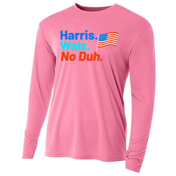 Harris Walz No Duh Cooling Performance Long Sleeve Crew