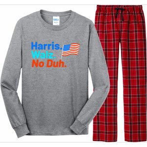 Harris Walz No Duh Long Sleeve Pajama Set