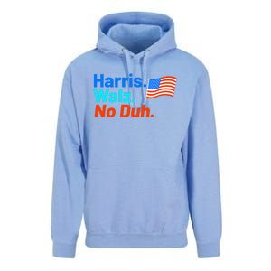 Harris Walz No Duh Unisex Surf Hoodie