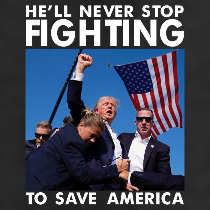 He Will Never Stop Fighting To Save America Donald Trump 11oz C Handle Ceramic Mug