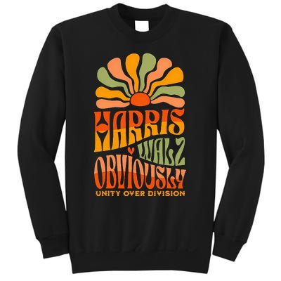 Harris Walz Obviously Unity Over Division Harris Walz 2024 Sweatshirt