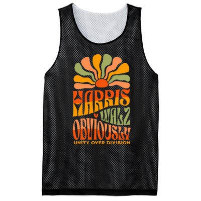 Harris Walz Obviously Unity Over Division Harris Walz 2024 Mesh Reversible Basketball Jersey Tank