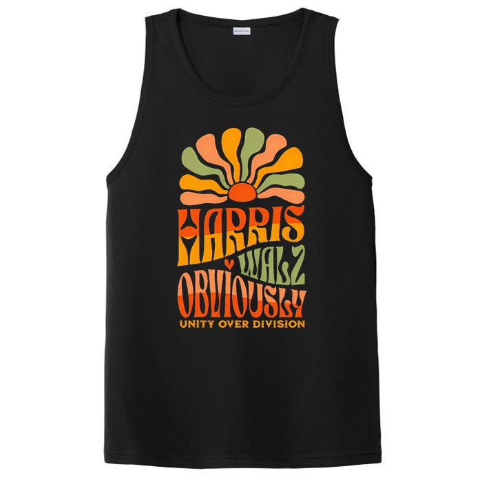 Harris Walz Obviously Unity Over Division Harris Walz 2024 PosiCharge Competitor Tank