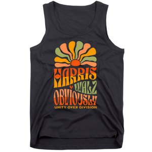 Harris Walz Obviously Unity Over Division Harris Walz 2024 Tank Top