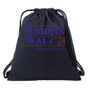 Harris Walz Obviously 2024 Harris Tim Walz Waltz 2024 Drawstring Bag