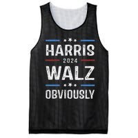 Harris Walz Obviously 2024 Harris Tim Walz Waltz 2024 Mesh Reversible Basketball Jersey Tank