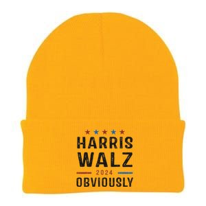 Harris Walz Obviously 2024 Harris Tim Walz Waltz 2024 Knit Cap Winter Beanie