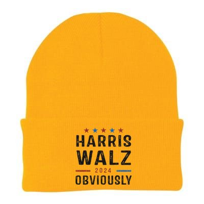 Harris Walz Obviously 2024 Harris Tim Walz Waltz 2024 Knit Cap Winter Beanie