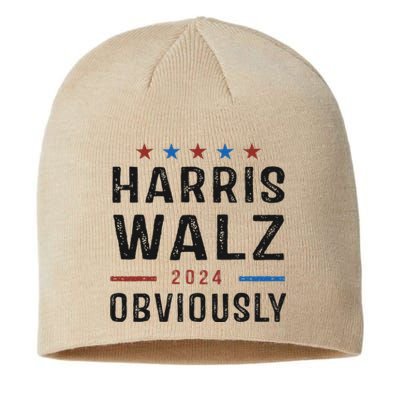 Harris Walz Obviously 2024 Harris Tim Walz Waltz 2024 Sustainable Beanie