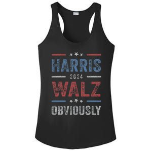 Harris Walz Obviously 2024 Harris Tim Walz Waltz 2024 Ladies PosiCharge Competitor Racerback Tank