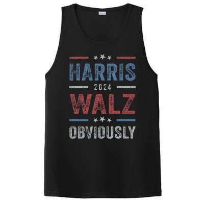 Harris Walz Obviously 2024 Harris Tim Walz Waltz 2024 PosiCharge Competitor Tank