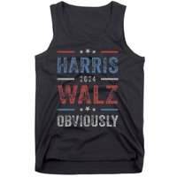 Harris Walz Obviously 2024 Harris Tim Walz Waltz 2024 Tank Top