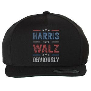 Harris Walz Obviously 2024 Harris Tim Walz Waltz 2024 Wool Snapback Cap