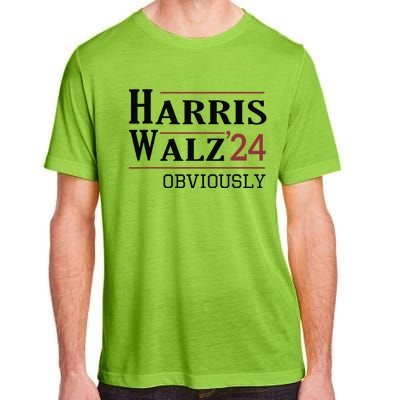 Harris Walz Obviously 2024 Harris Tim Walz Waltz 2024 Adult ChromaSoft Performance T-Shirt