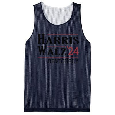 Harris Walz Obviously 2024 Harris Tim Walz Waltz 2024 Mesh Reversible Basketball Jersey Tank