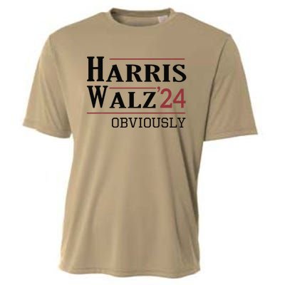 Harris Walz Obviously 2024 Harris Tim Walz Waltz 2024 Cooling Performance Crew T-Shirt