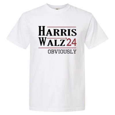 Harris Walz Obviously 2024 Harris Tim Walz Waltz 2024 Garment-Dyed Heavyweight T-Shirt