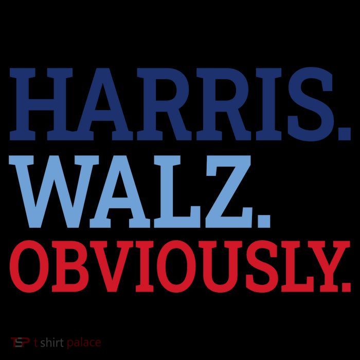 Harris Walz Obviously 2024 16 in Basic Backpack