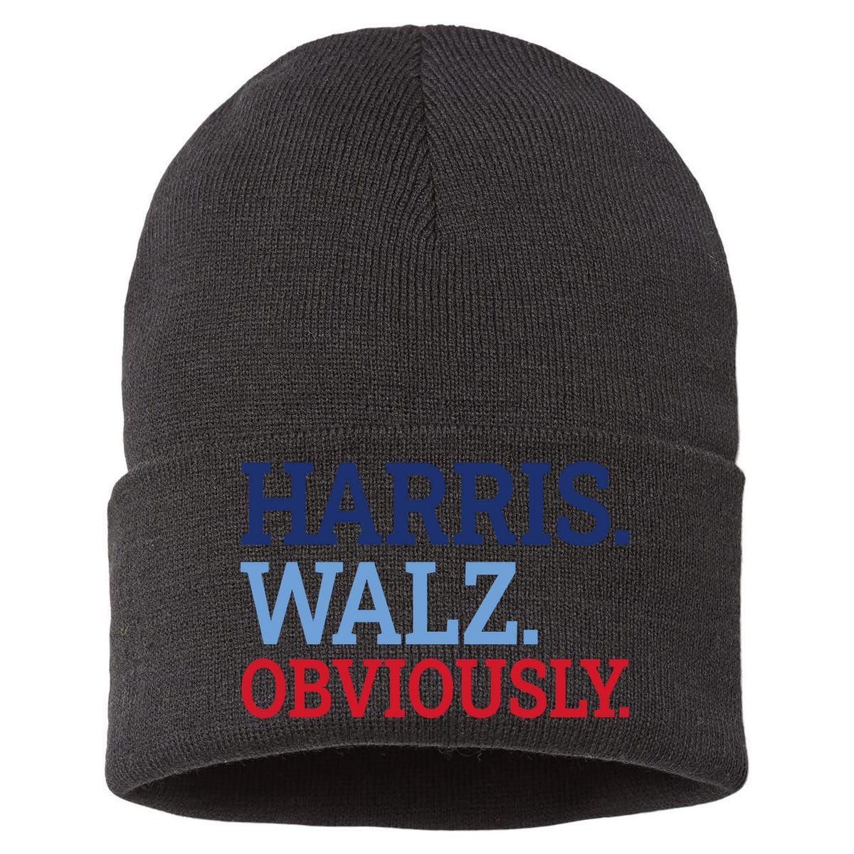 Harris Walz Obviously 2024 Sustainable Knit Beanie