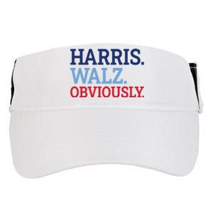 Harris Walz Obviously 2024 Adult Drive Performance Visor