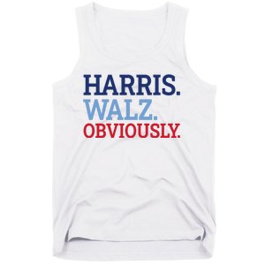 Harris Walz Obviously 2024 Tank Top