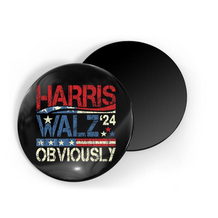 Harris Walz Obviously! Harris Waltz 2024 Election Gift Magnet